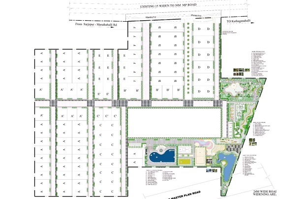 M3M The Cullinan  Master Plan